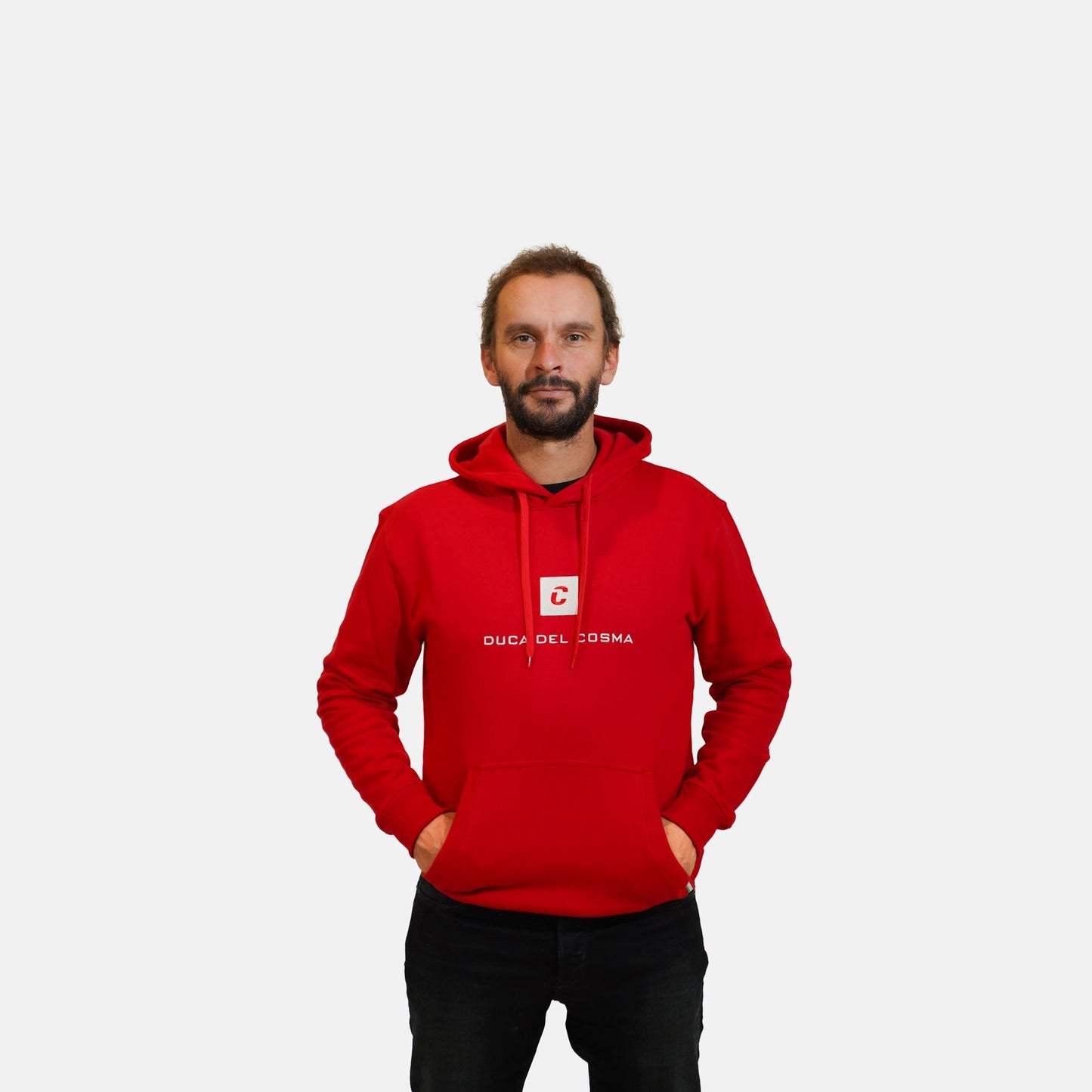 golf hoodie, rode golf hoodie, golf trui, dames golf trui, heren golf trui, Duca del Cosma