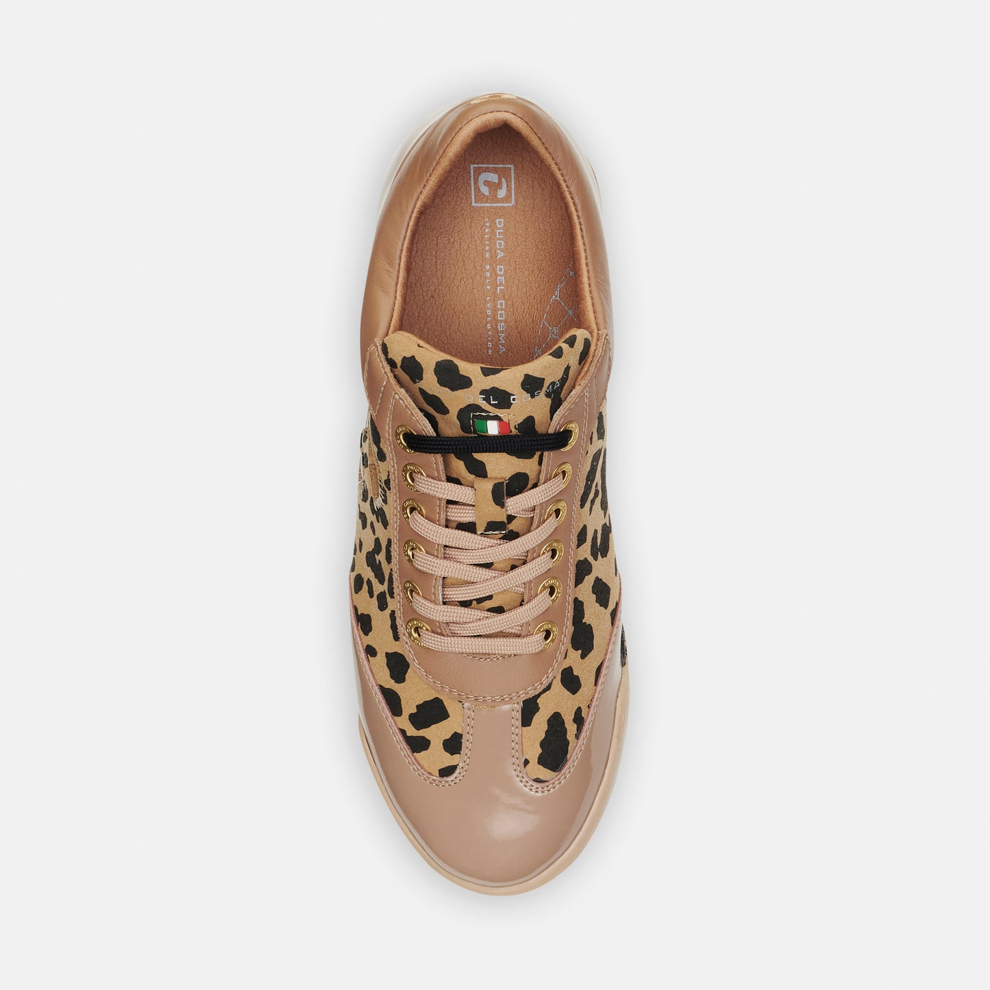 King Cheetah - Taupe Dames Golfschoen Duca del Cosma