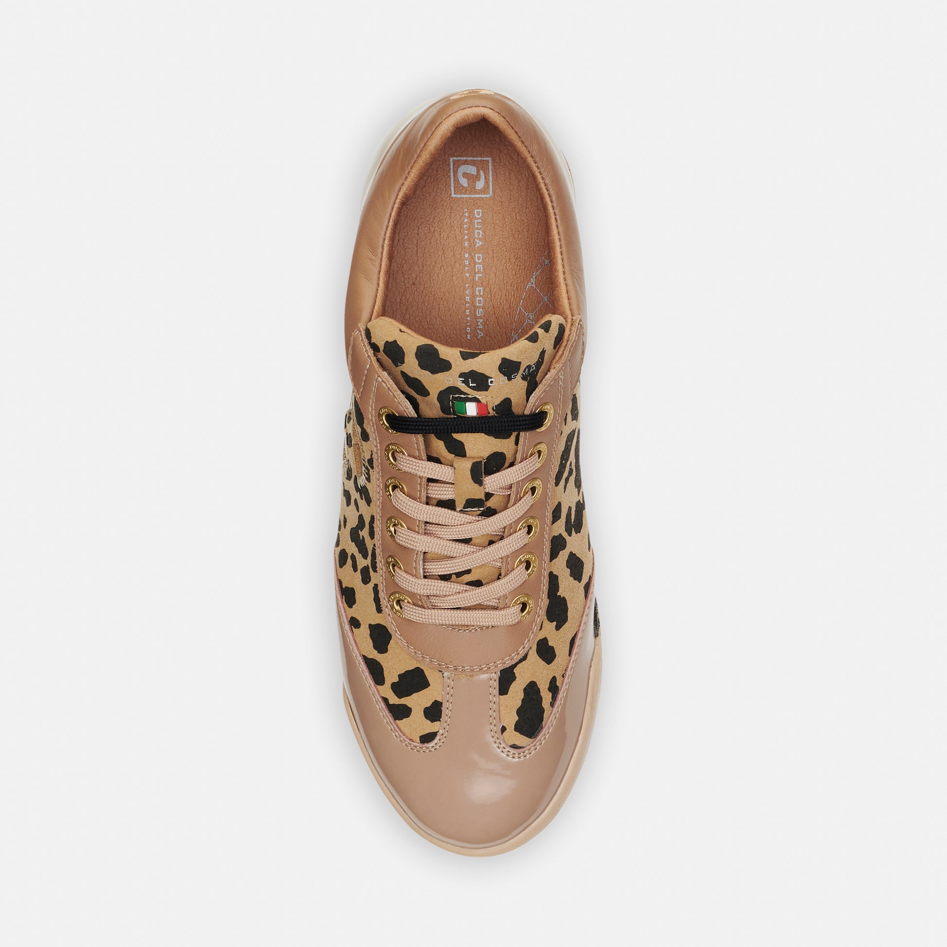 King Cheetah - Taupe Dames Golfschoen Duca del Cosma