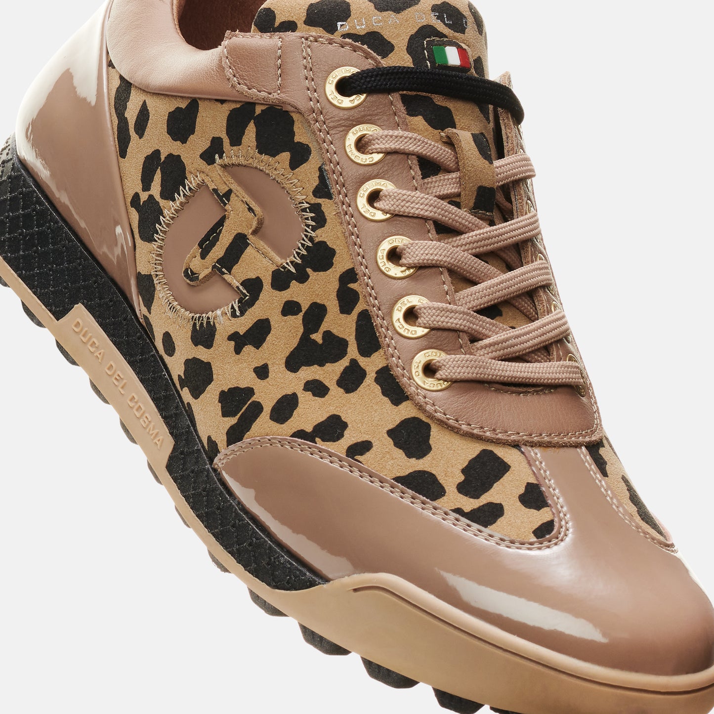 King Cheetah - Taupe Dames Golfschoen Duca del Cosma