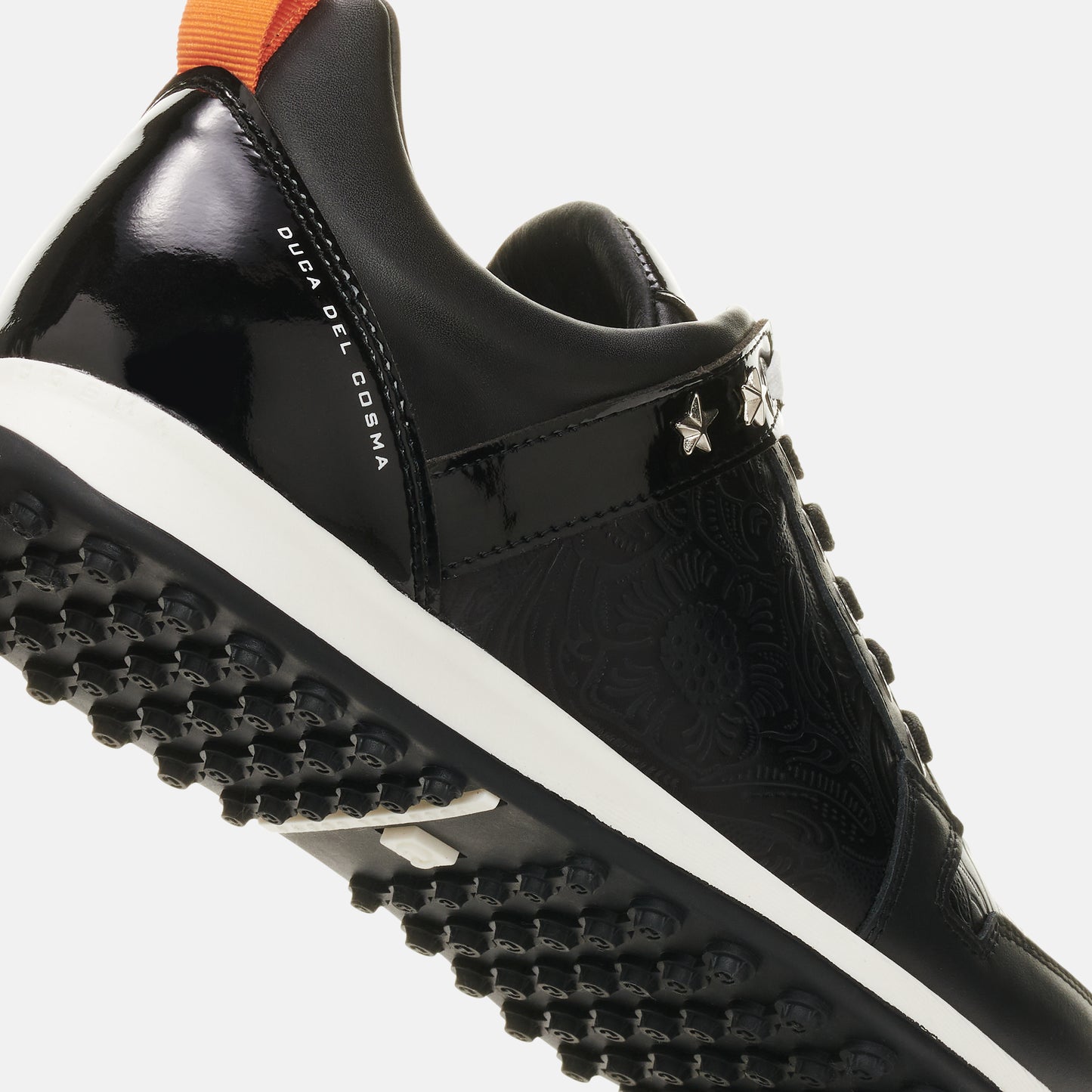 MJ - Zwart dames golfschoen van Duca del Cosma Waterproof waterdicht voor op de golfbaan