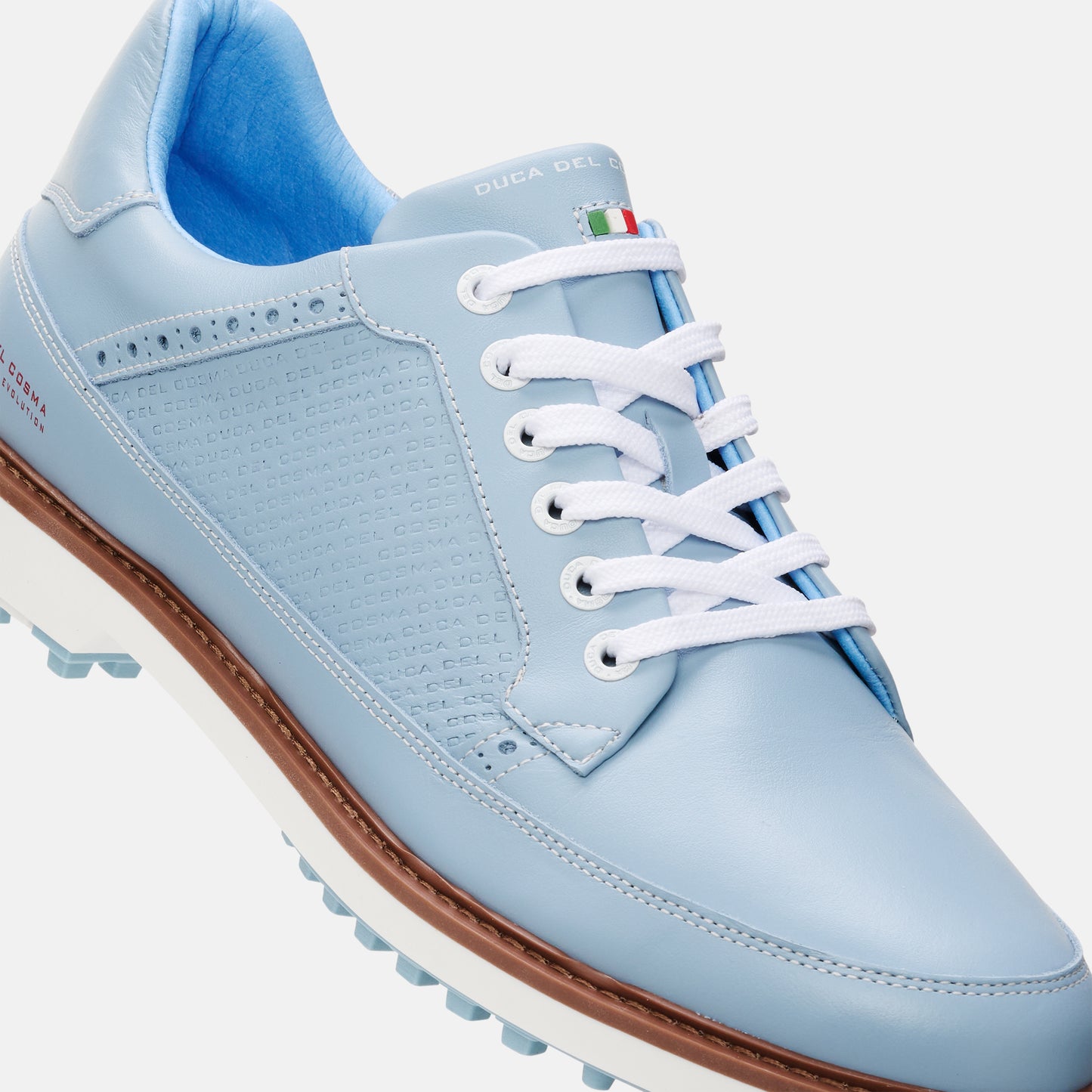 Blauwe Heren Golfschoenen, Heren Blauwe Golfschoenen, Heren Golfschoenen Duca del Cosma.