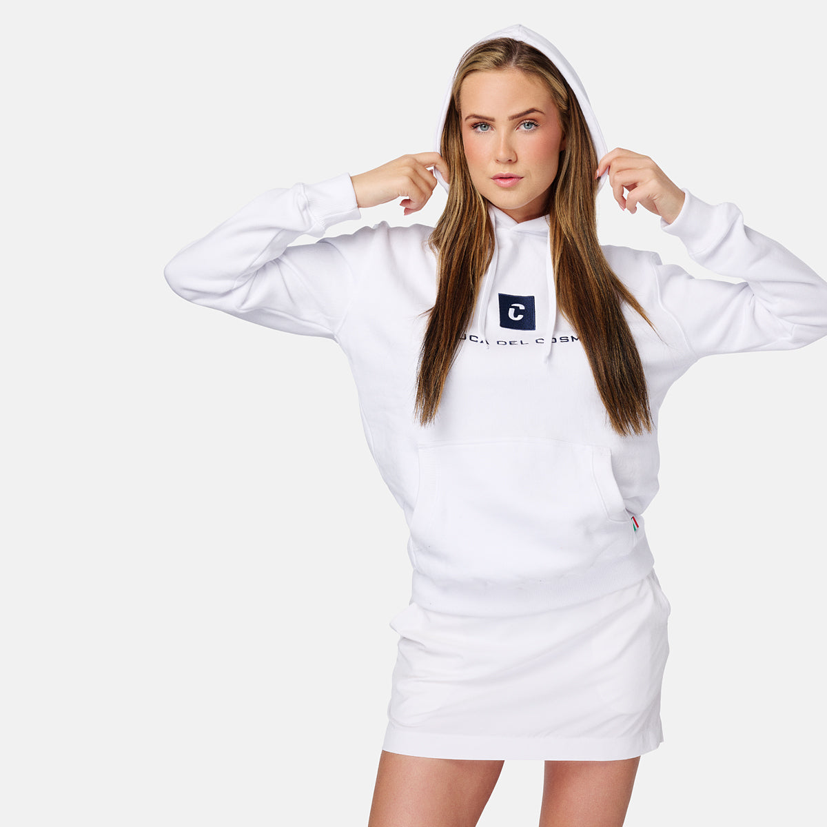 golf hoodie, witte golf hoodie, golf trui, dames golf trui, heren golf trui, Duca del Cosma