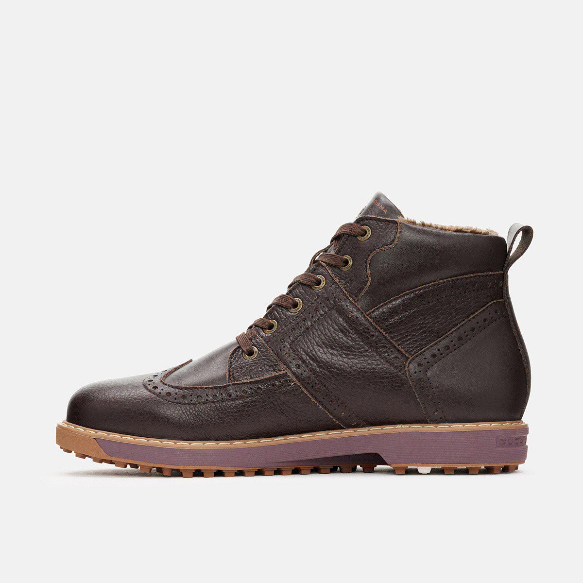 Heren bruin golfschoen