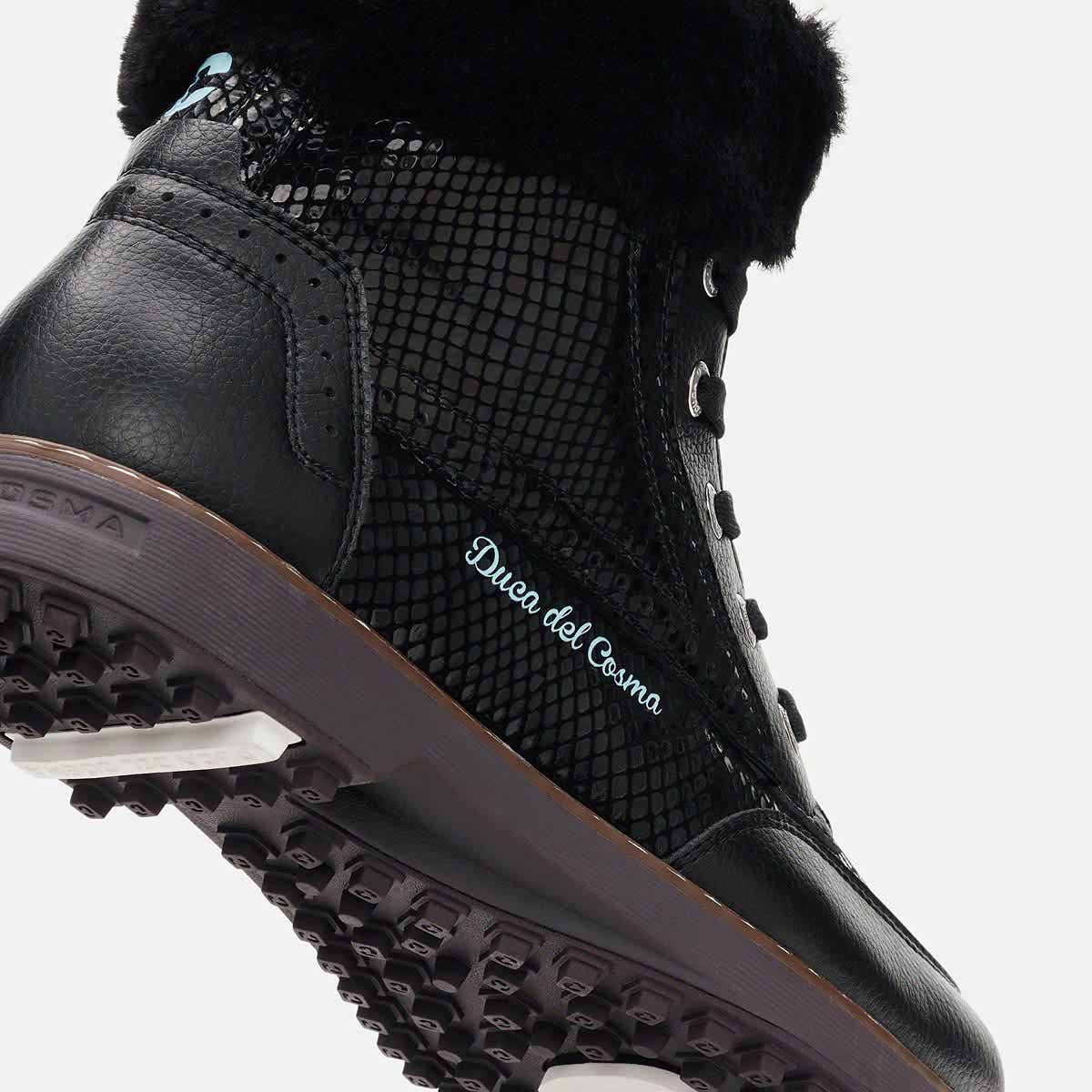 Dames zwart golfschoen
