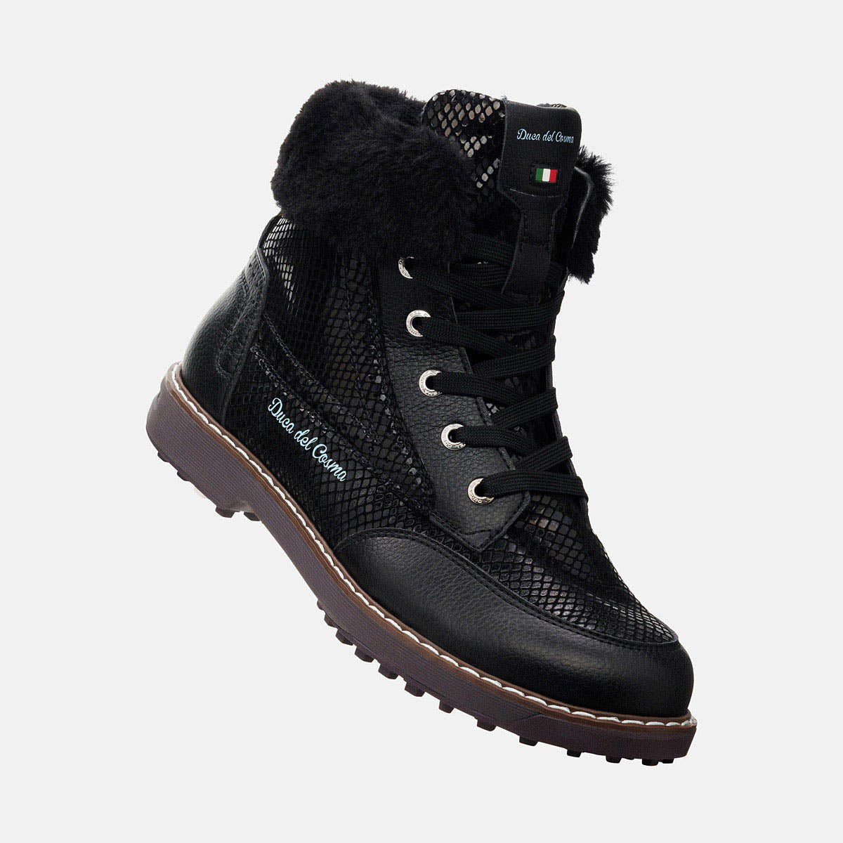 Dames zwart golfschoen