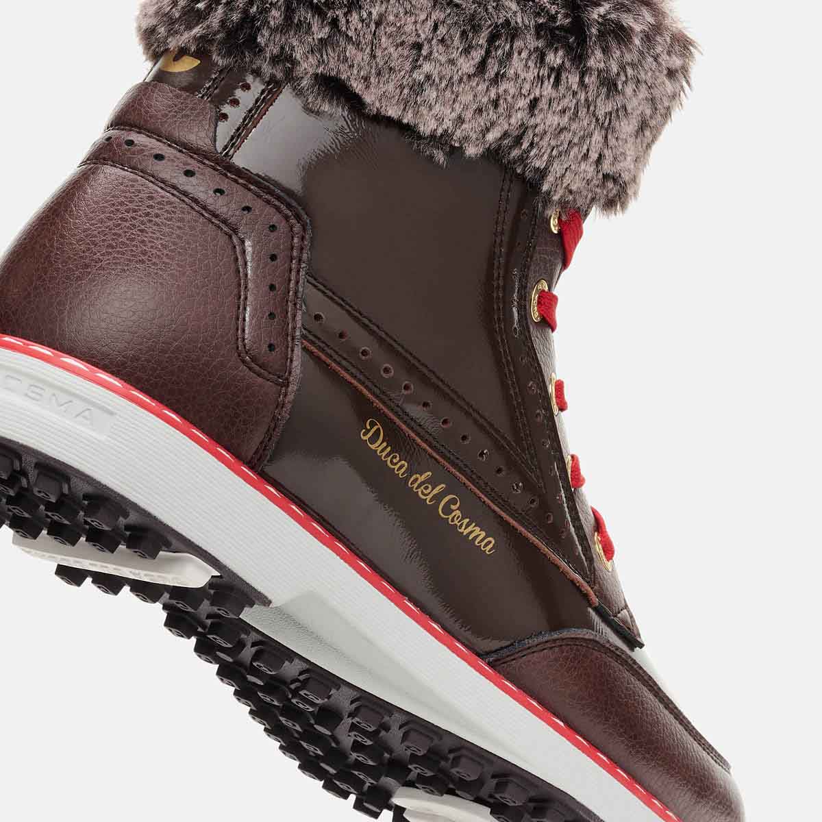 Dames bruin golfschoen