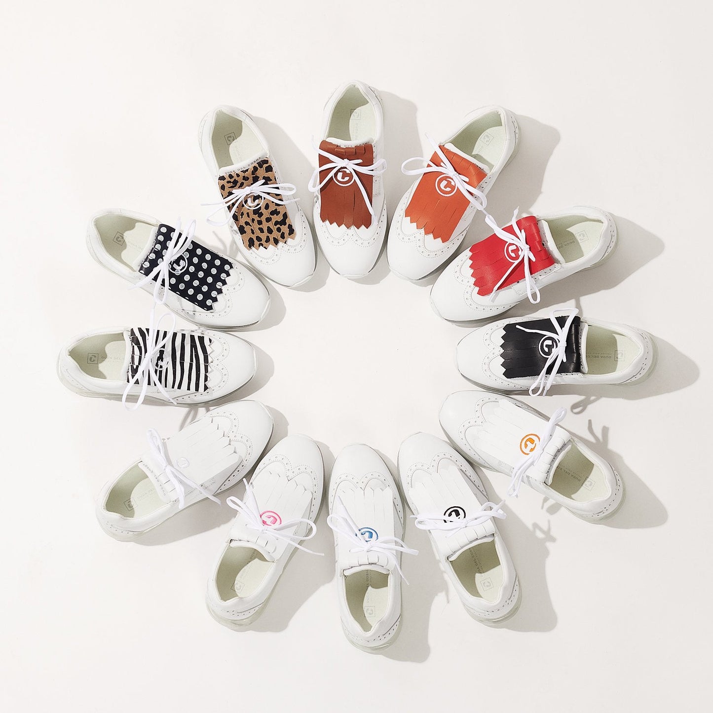 Kiltie - Wit/Lichtroze