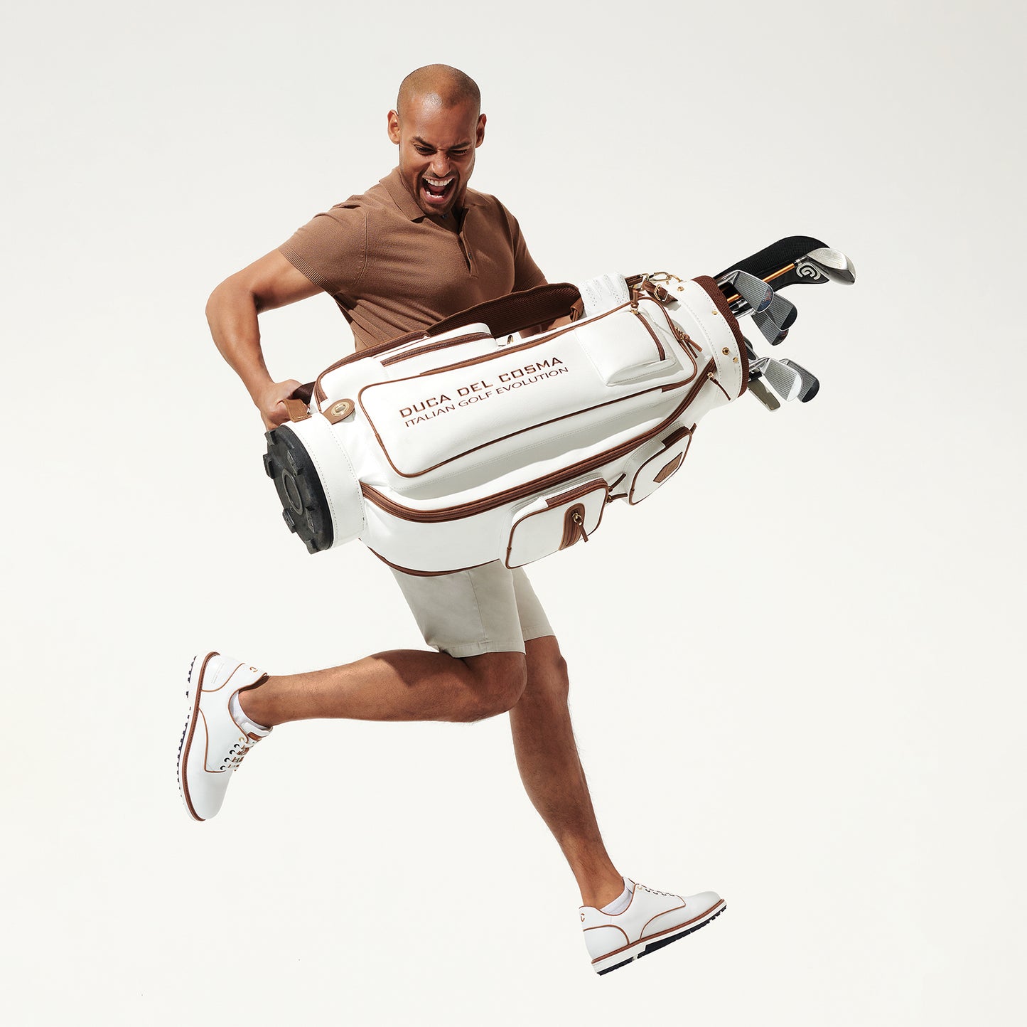 Elpaso - Wit Heren Golfschoen