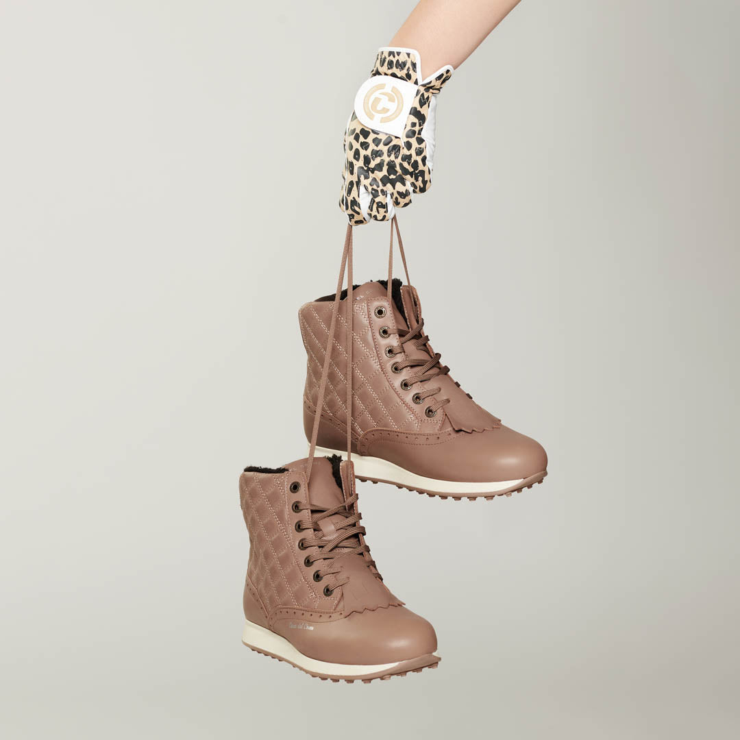 Prado - Taupe Dames Winter Golfschoen