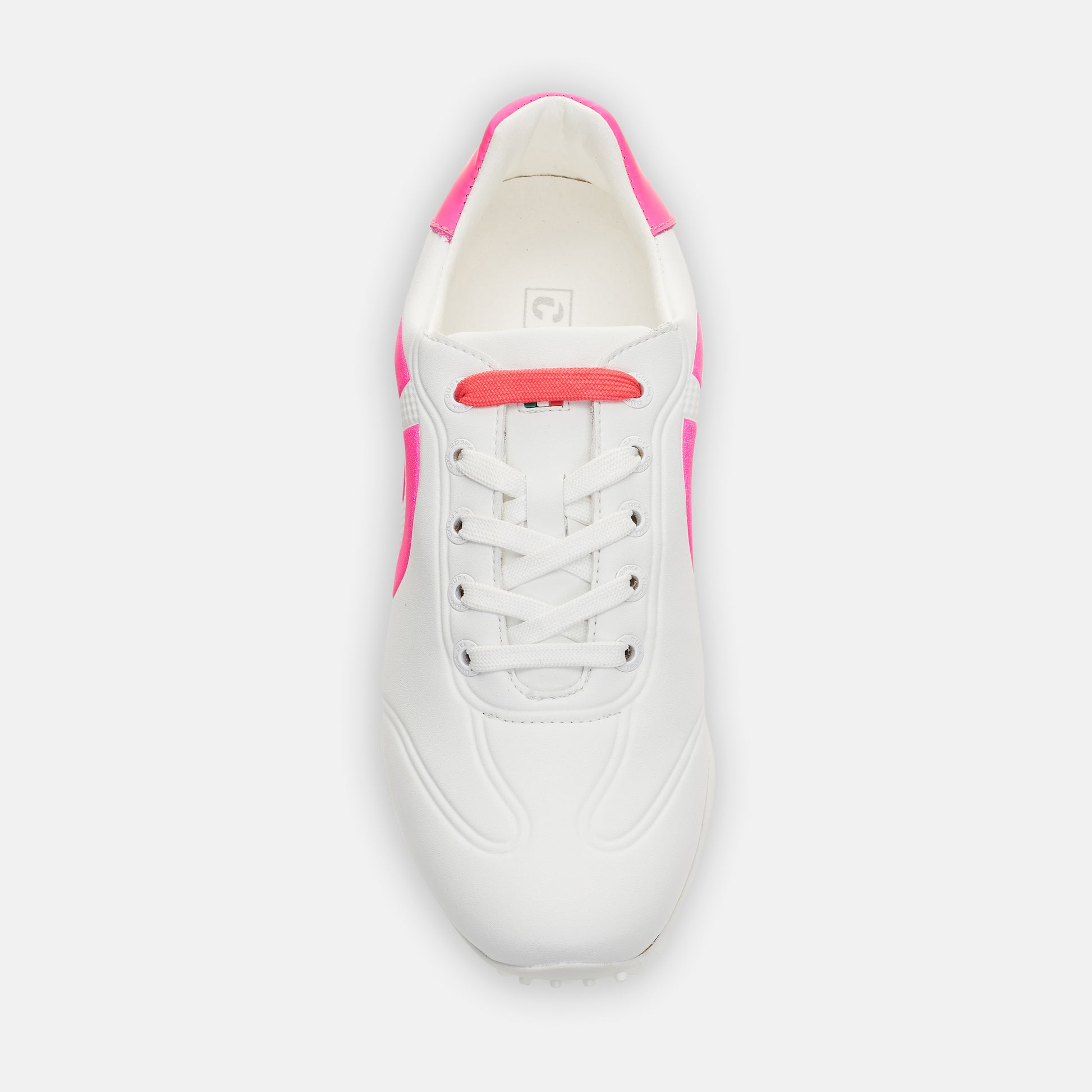 Queenscup - Wit/Roze Dames Golfschoen