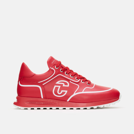 Rode Golfschoenen, Golfschoenen Rood, Rode Heren Golfschoenen, Heren Golfschoenen Duca del Cosma.