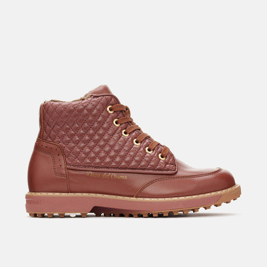 Dames bruin golfschoen