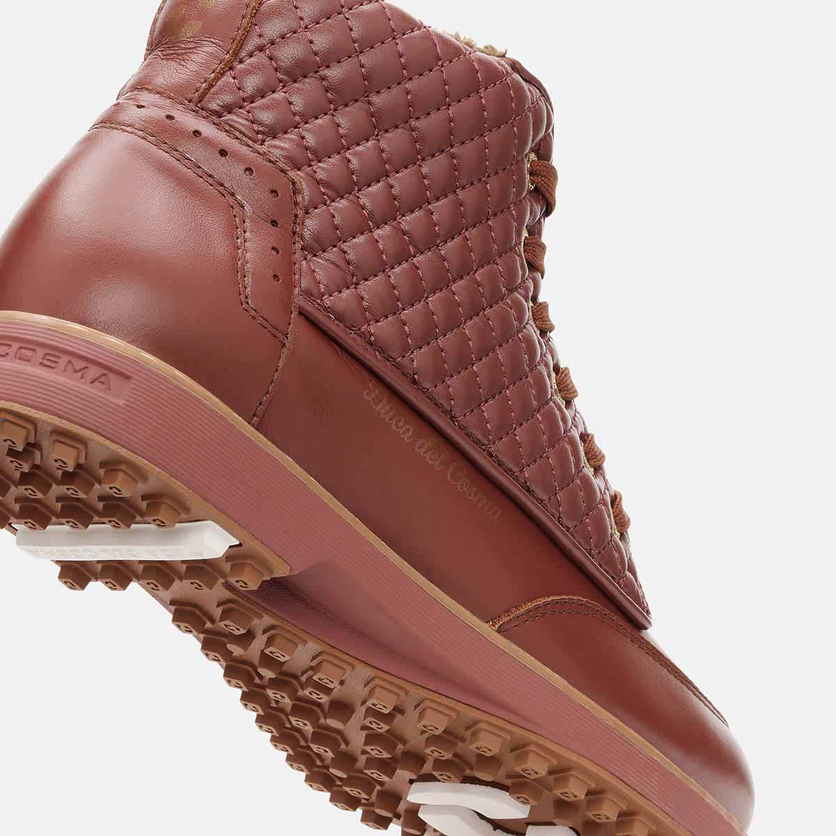 Dames bruin golfschoen