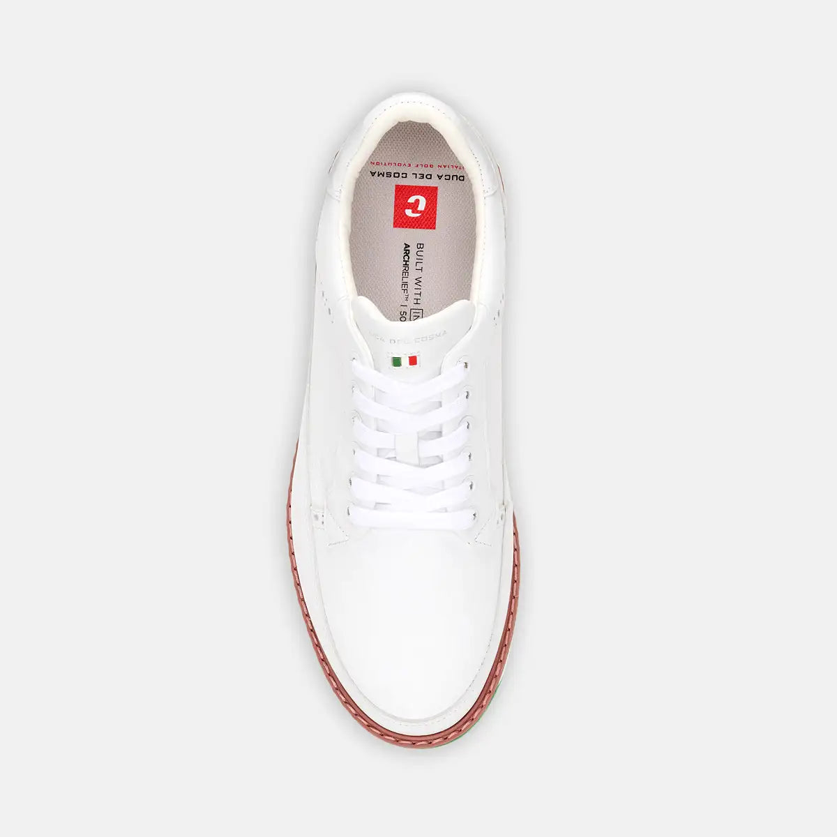 Witte heren golfschoenen Duca del Cosma