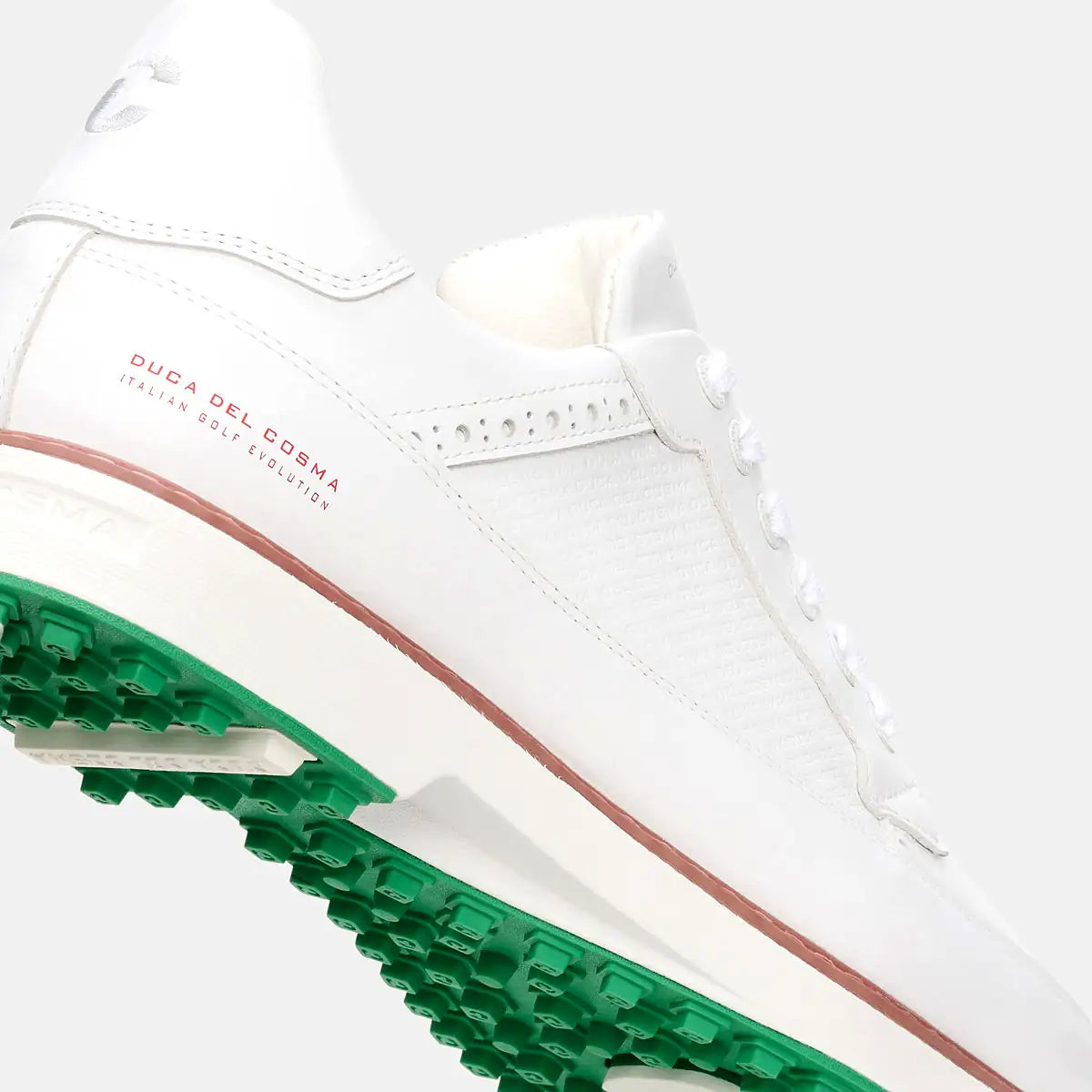Witte heren golfschoenen Duca del Cosma