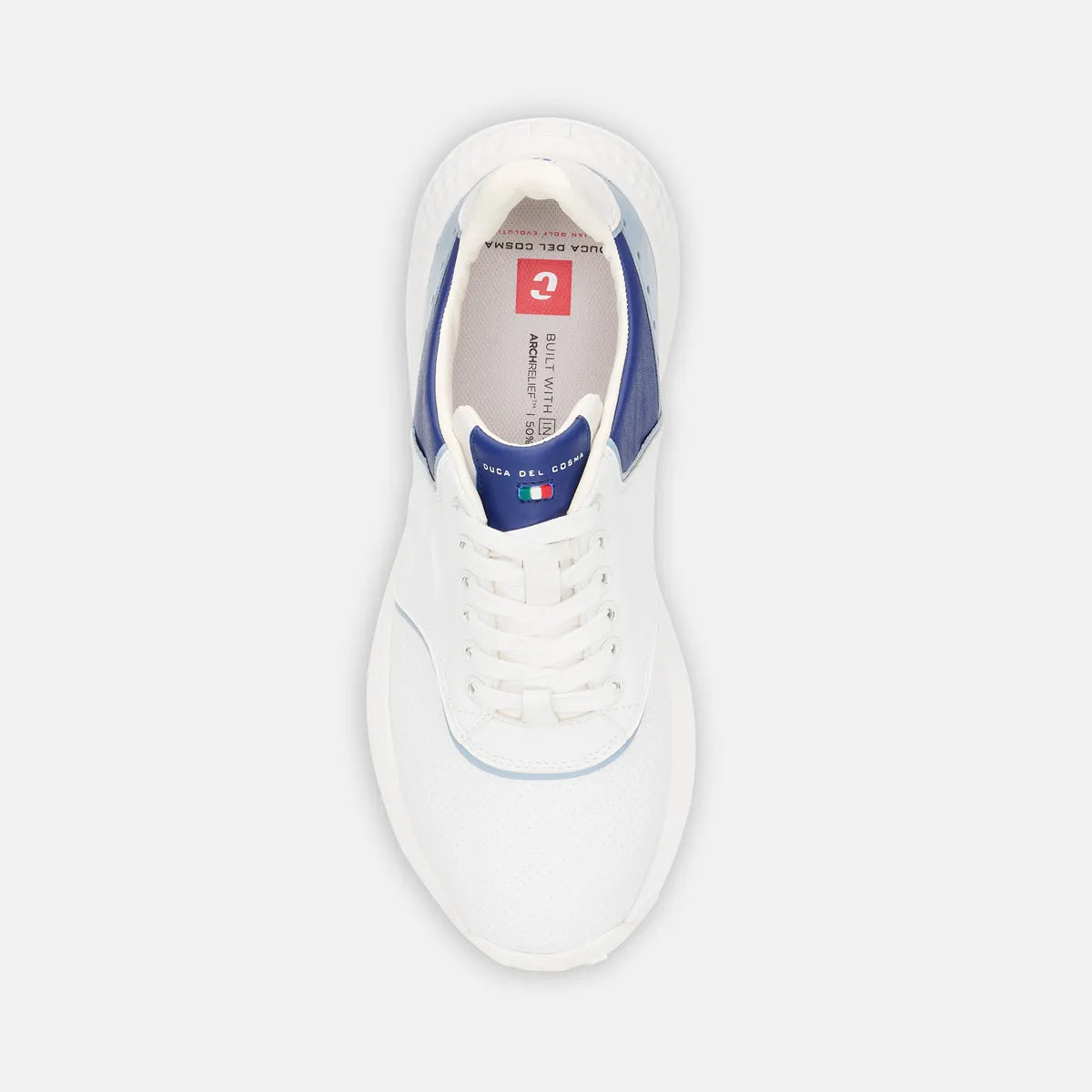 Golfschoenen wit heren Duca del Cosma