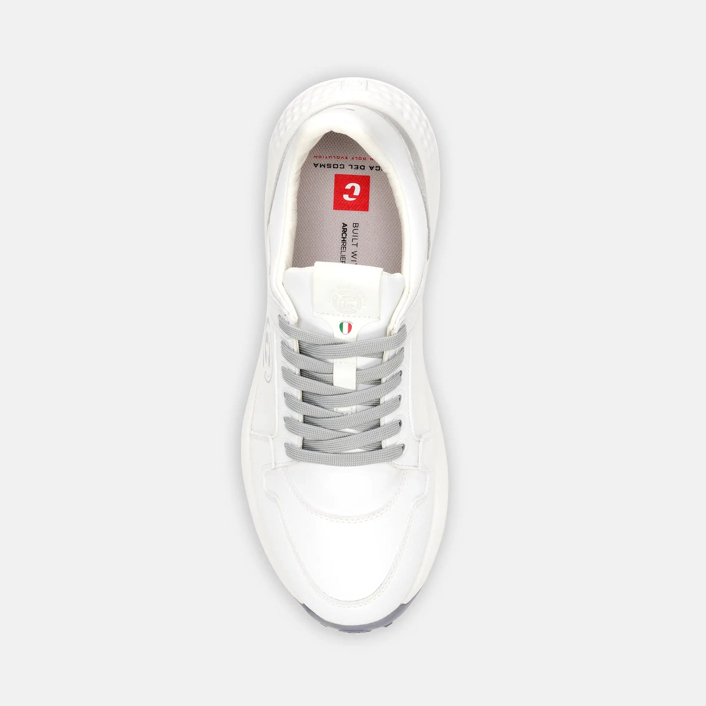 Witte golfschoenen zonder spikes voor heren Duca del Cosma