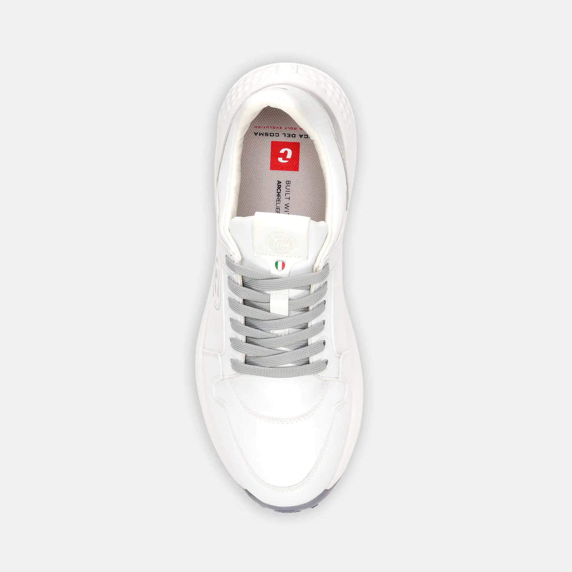 Witte golfschoenen zonder spikes voor heren Duca del Cosma