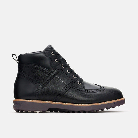 Heren zwart golfschoen