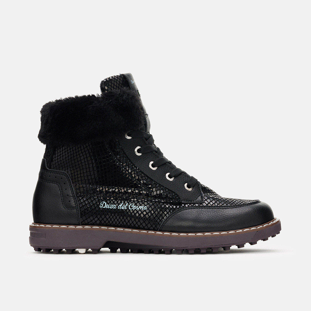 Dames zwart golfschoen