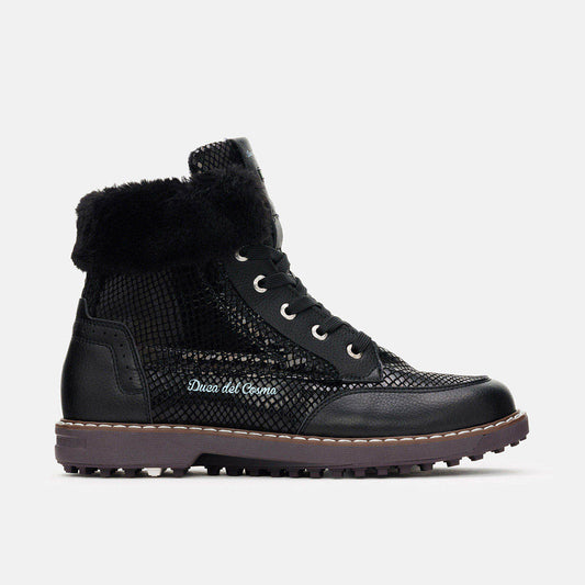 Dames zwart golfschoen