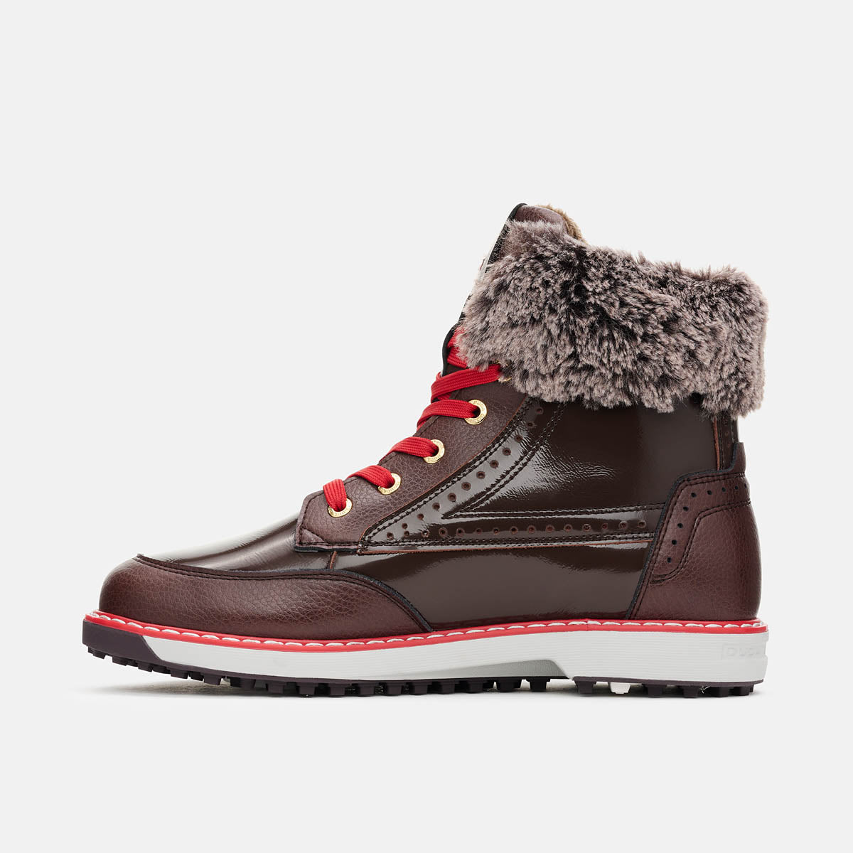 Dames bruin golfschoen