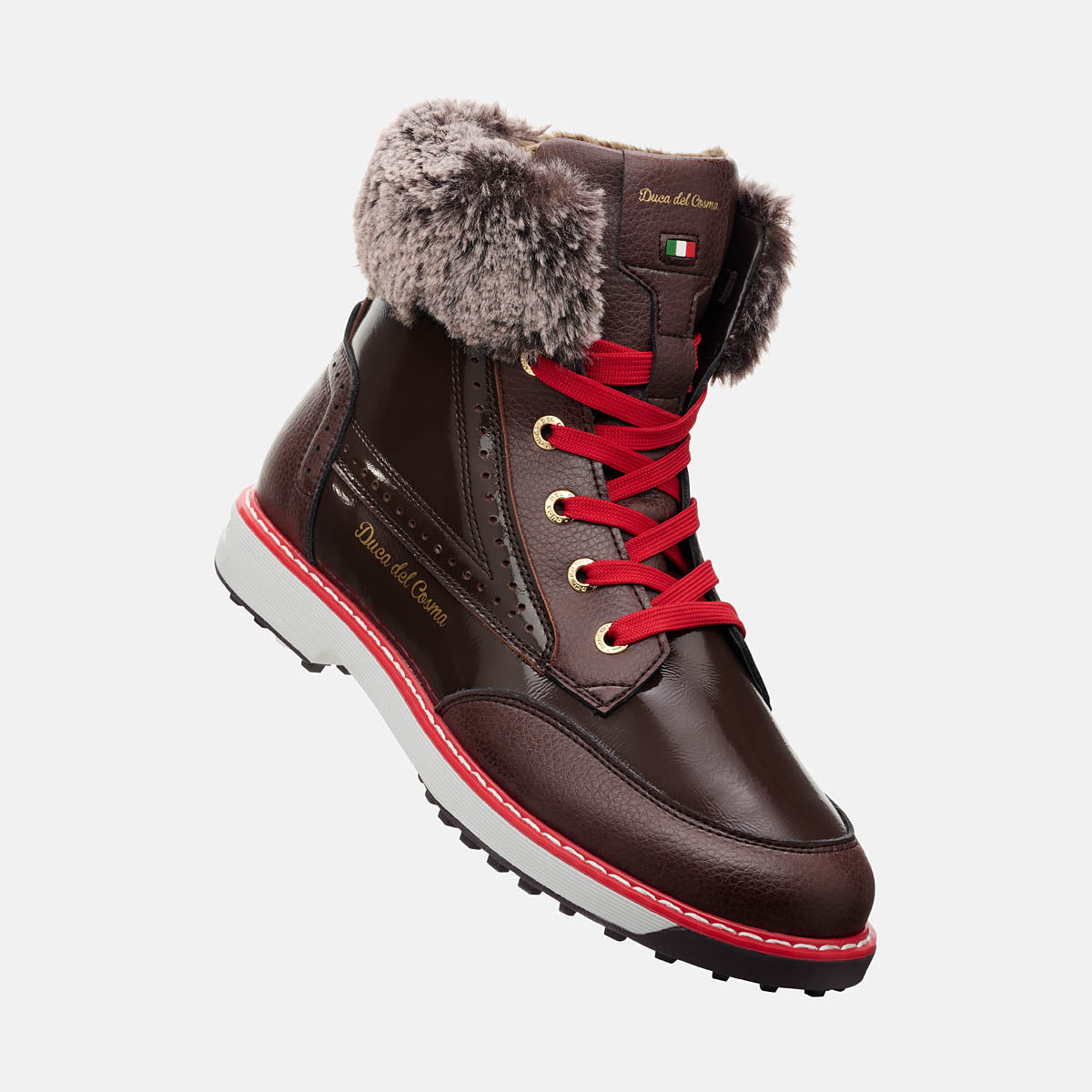 Dames bruin golfschoen